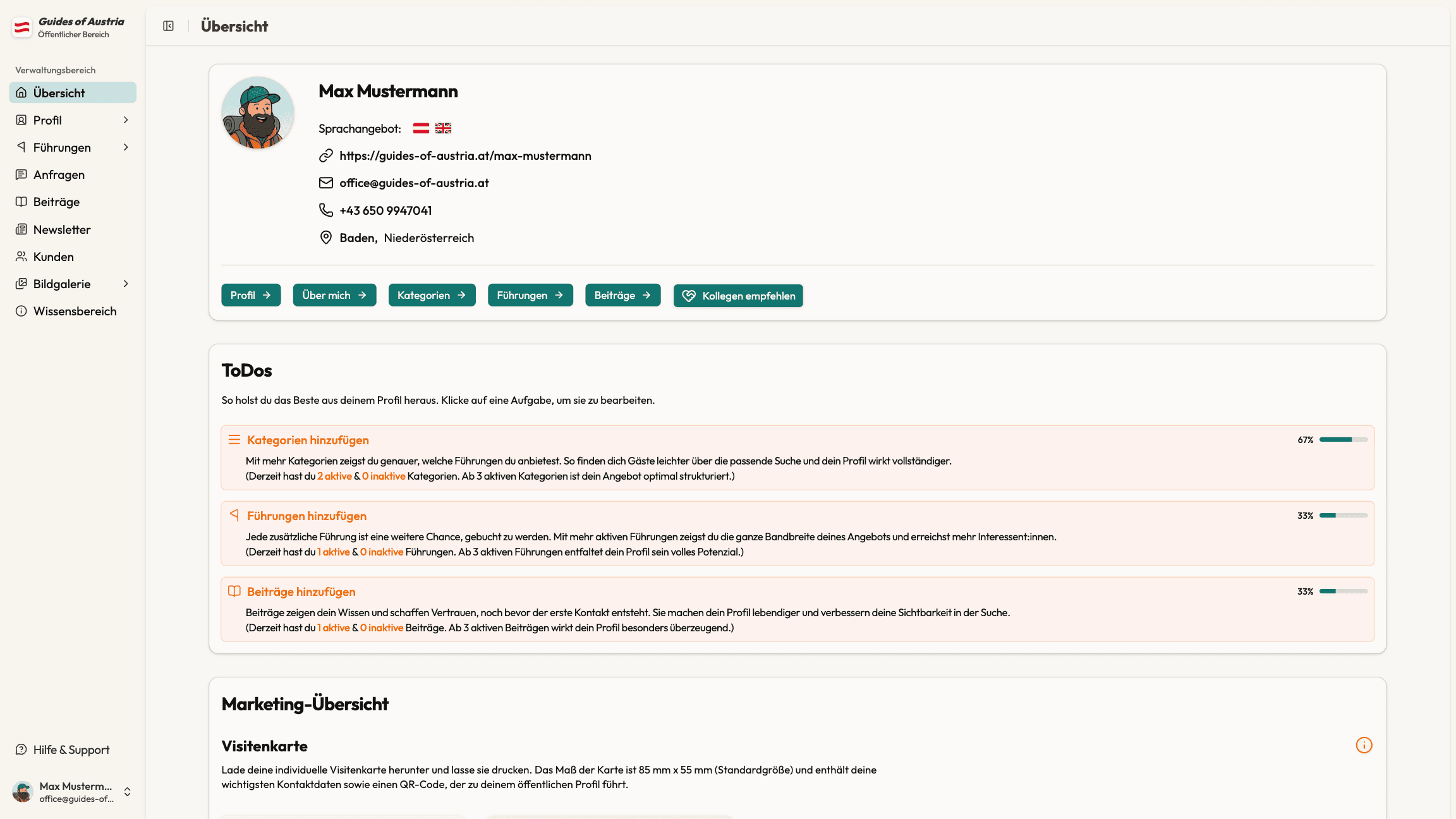 Beispiel einer Web-App im Verwaltungsbereich, Entwicklung von Optimized-Web